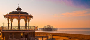 Bandstand and pier in Brighton
