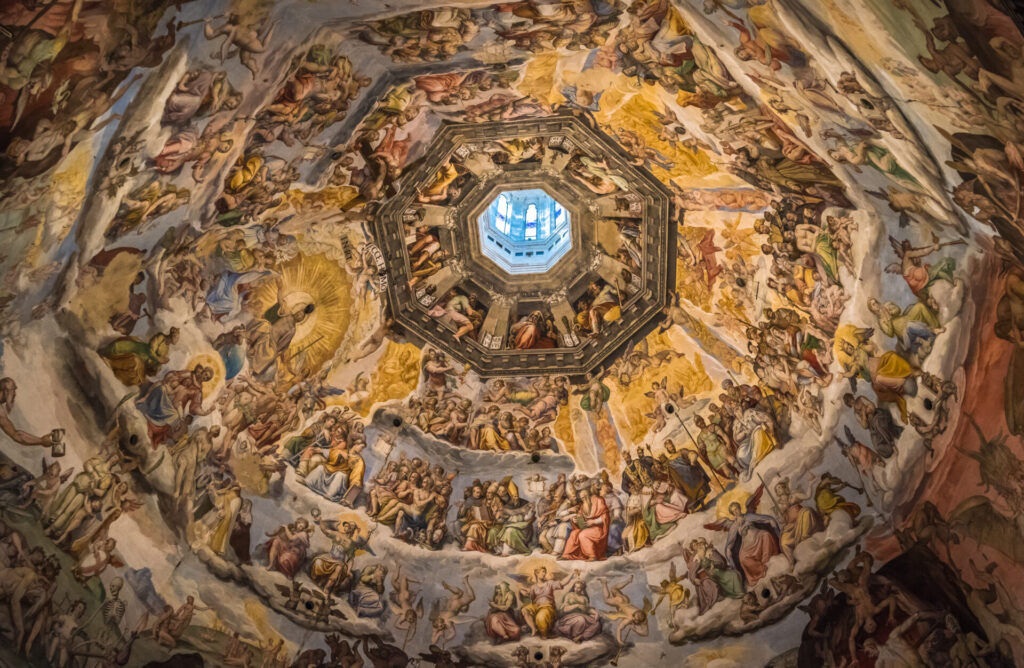 Incredible interior of Brunelleschi's Cupola, Florence Duomo