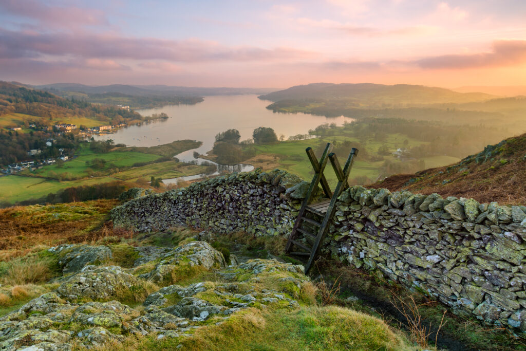 Sunset over Windermere