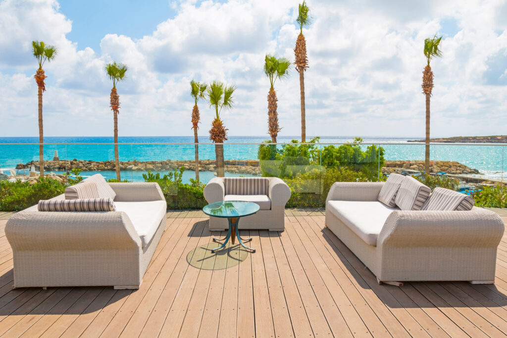 The promenade in Paphos, Cyprus
