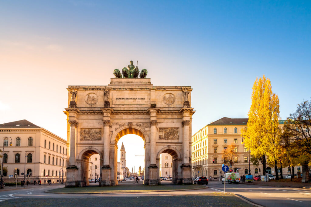München, Siegestor, Triumphbogen,