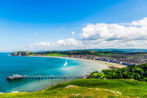 Llandudno Sea Front in North Wales, United Kingdom