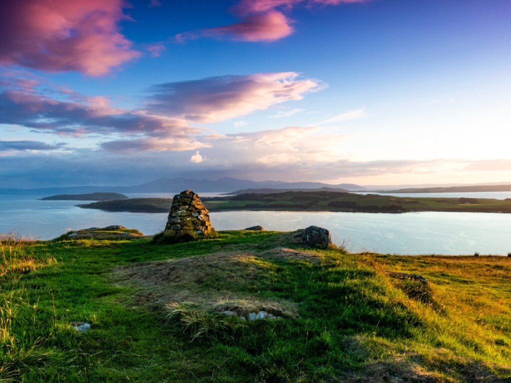 The Cumbrae Isles, looking towards Arran