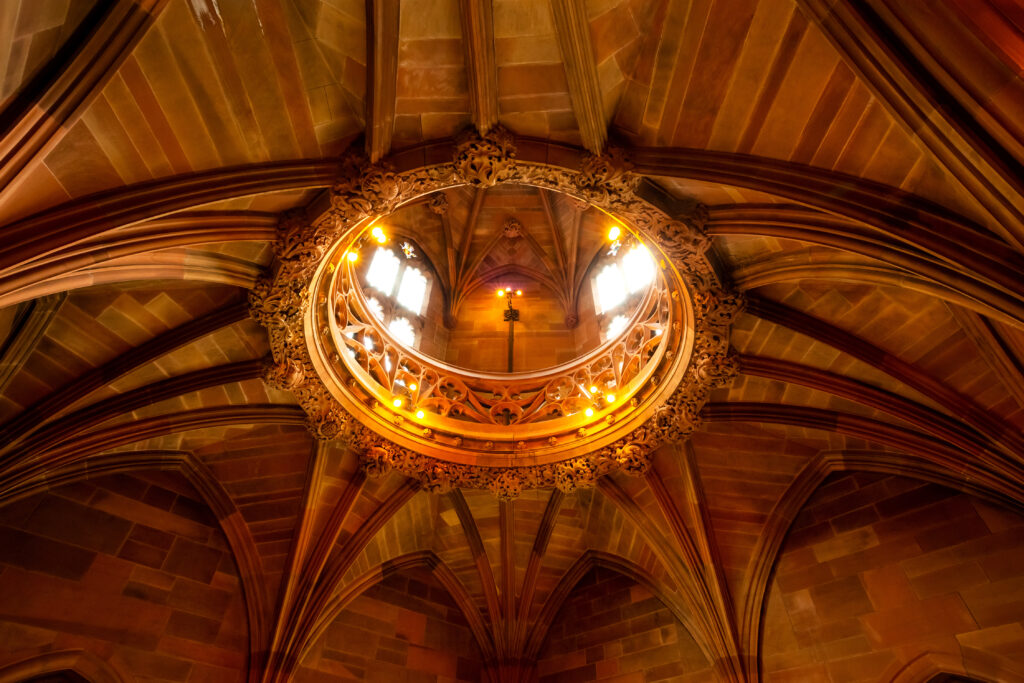 The stunning internal architecture of John Rylands Library, Manchester
