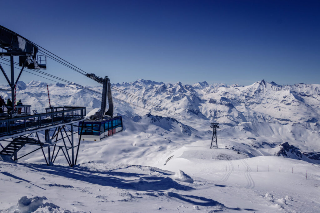 Year-round skiing at Grande Motte, Tignes