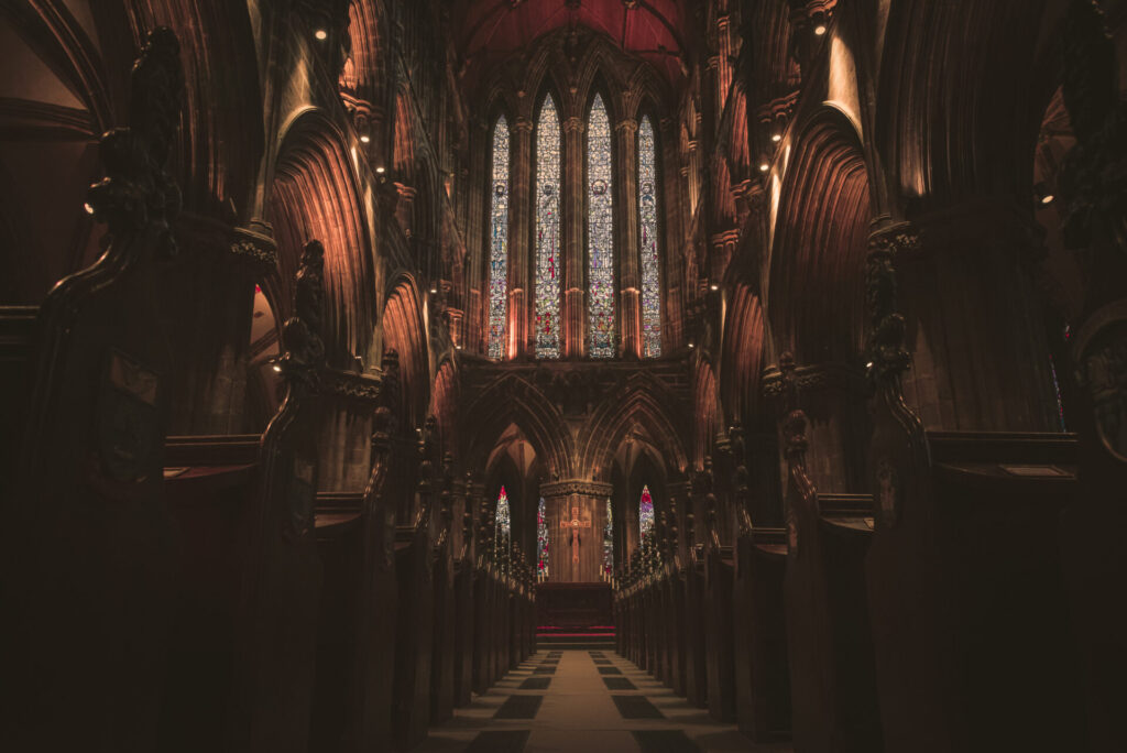 The magnificent interior of Glasgow Cathedral