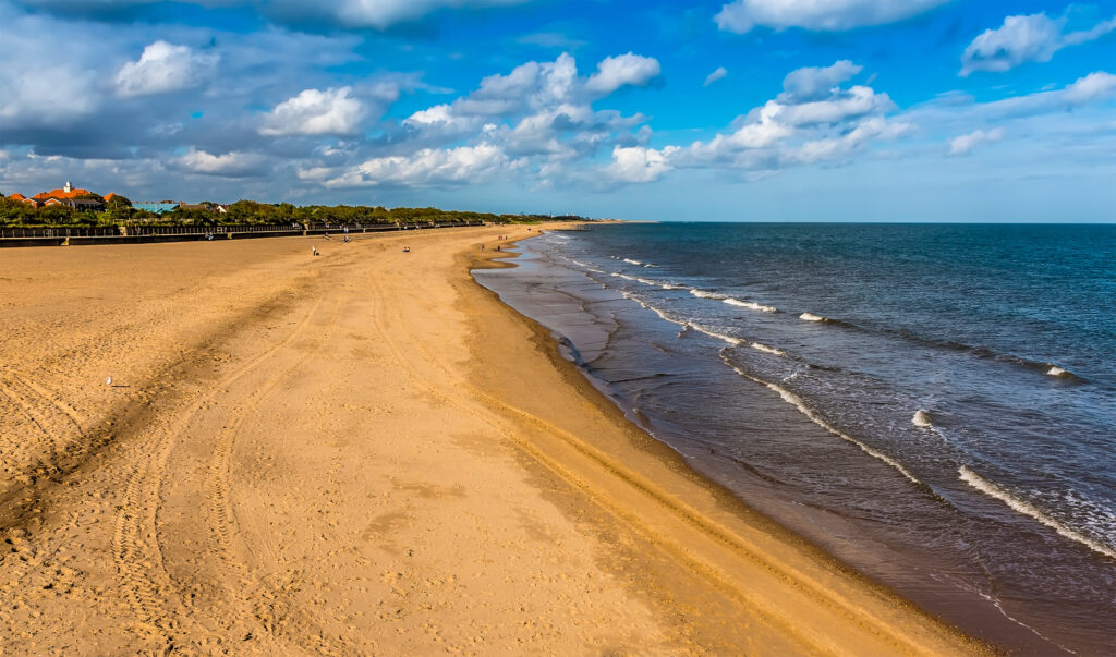 The view from Skegness pier