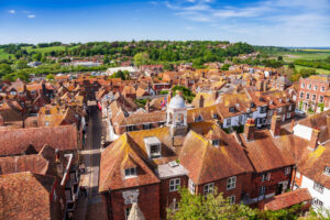 Rye townscape East Sussex England UK