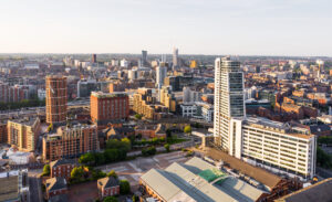 Leeds city skyline