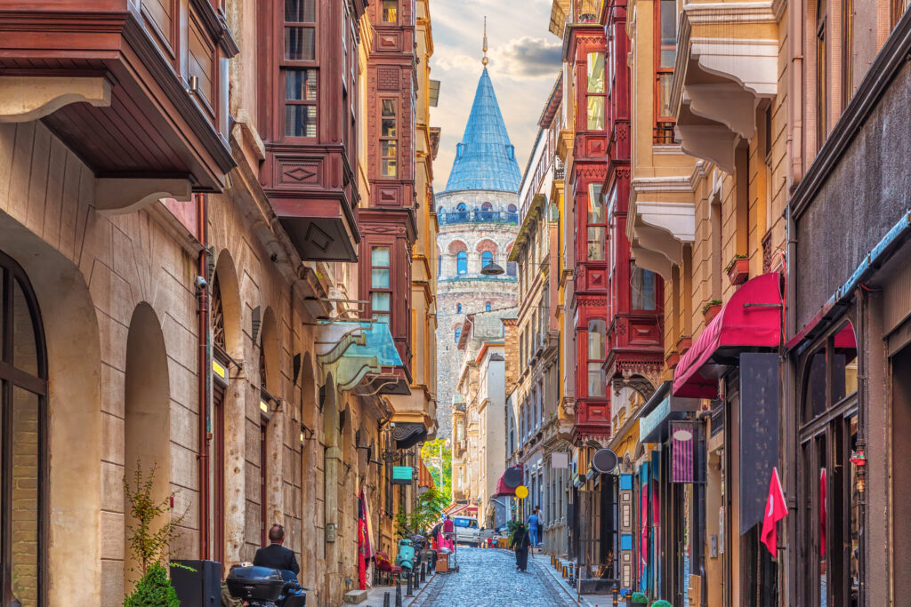 Looking toward Galata Tower, Istanbul