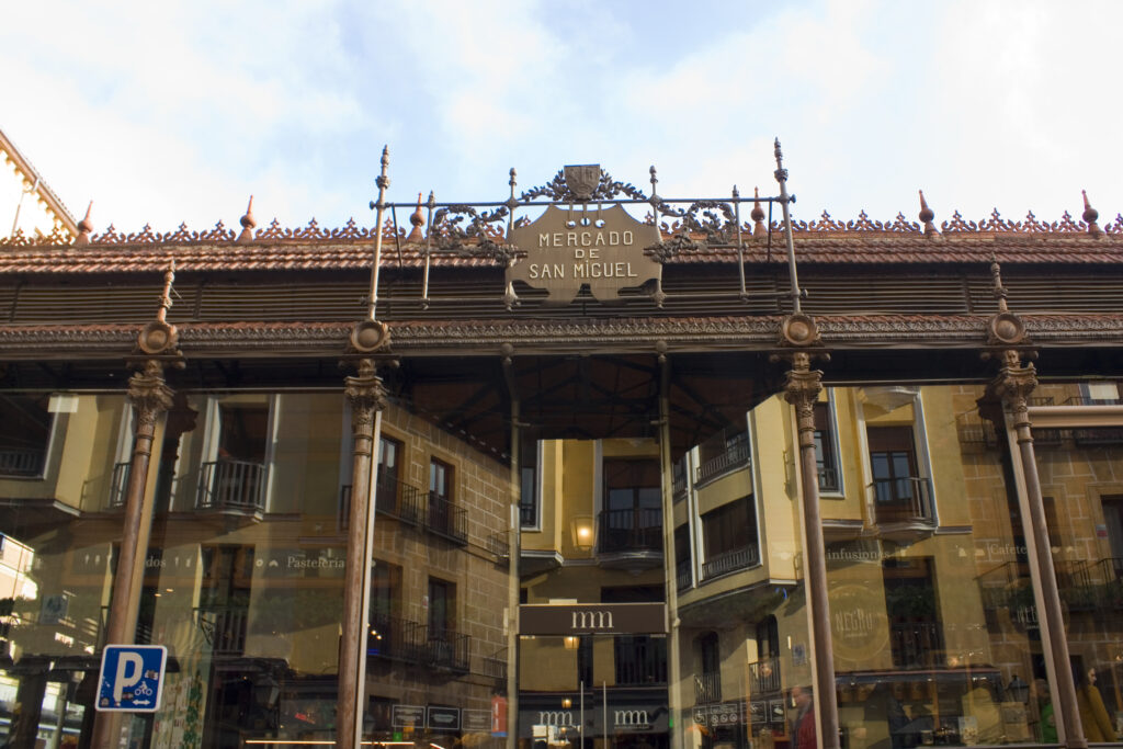 The famous San Miguel Market in Madrid