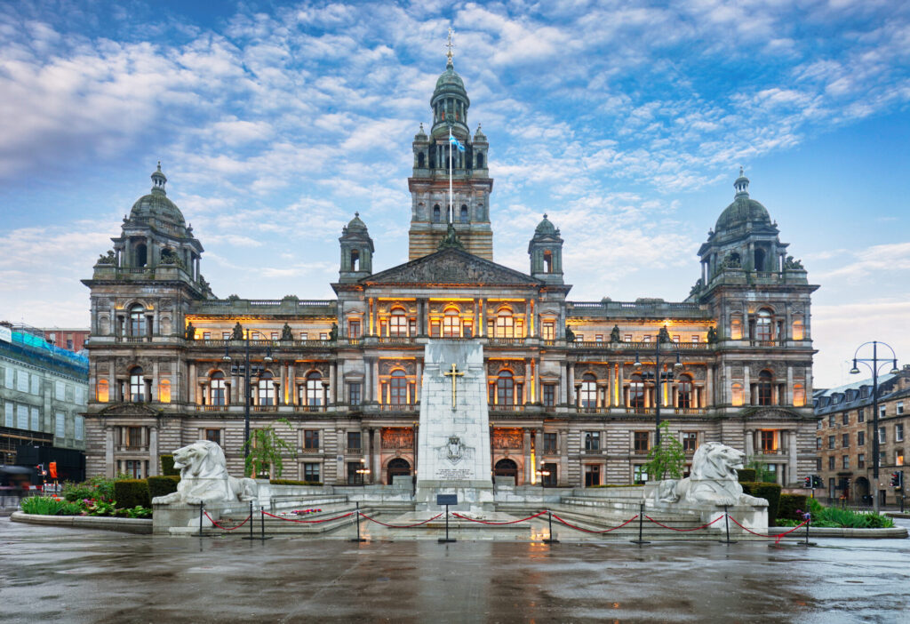 Glasgow City Chambers and George Square, Glasgow
