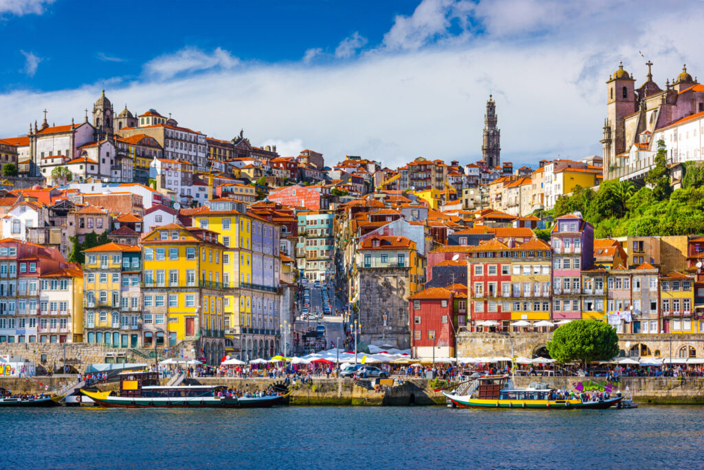 Porto’s vibrant skyline, overlooking the Douro river